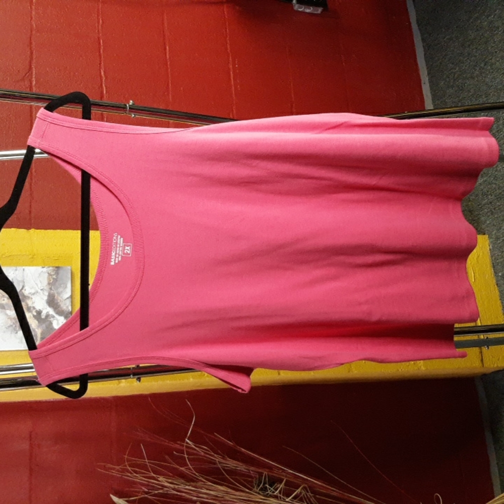 Basic Editions Hot Pink tank top (#22)